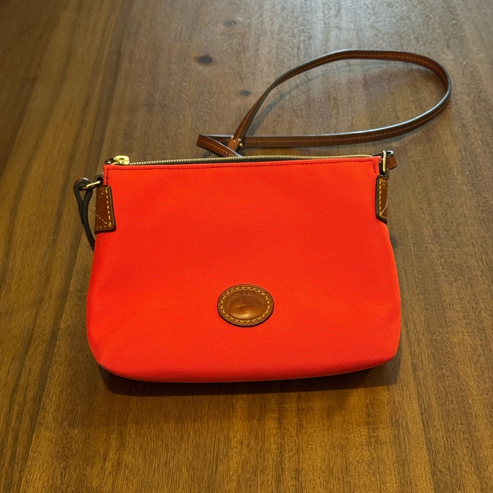 NWOT Dooney & Bourke Red Canvas Crossbody